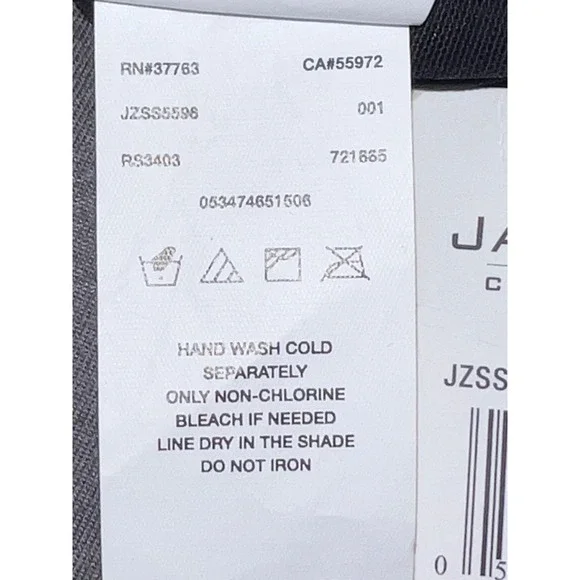 Jantzen Classics Womens Black Ruched One Piece Halter Swimsuit 22W JZSS5596 NEW - Picture 10 of 10